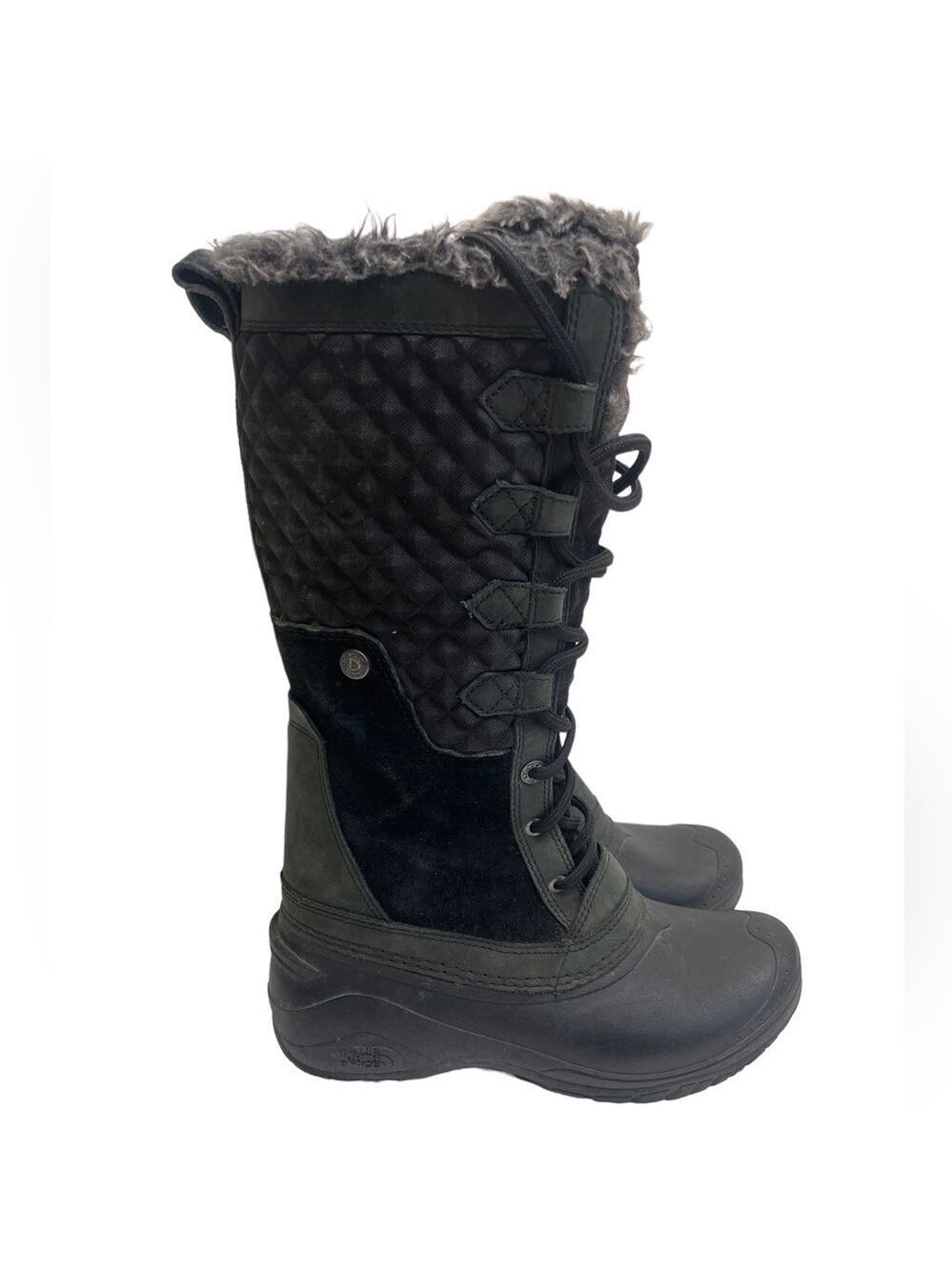 The North Face Faux Fur Lined Knee High Lace Up PrimaLoft Winter Boots Winter